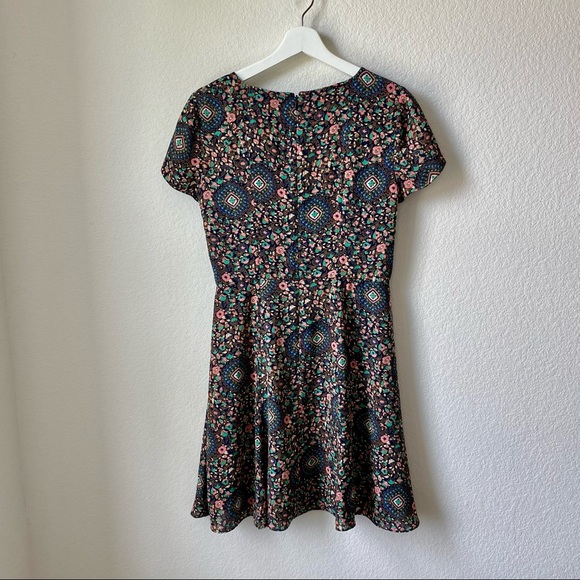 J. Crew Factory Short Sleeve Flutter Mini Dress - Picture 8 of 16
